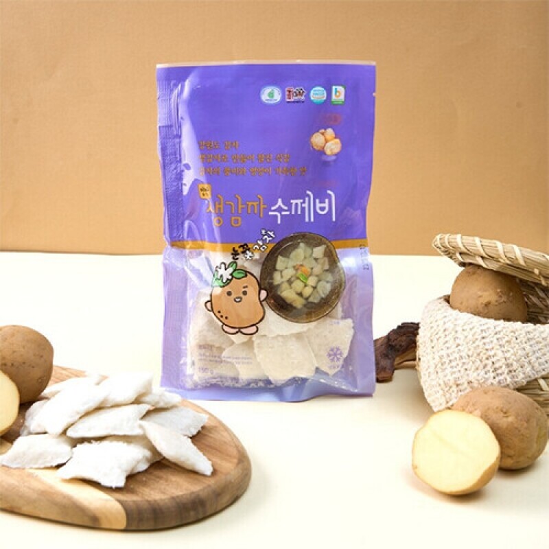 명작 생감자수제비 3팩, 5팩, 6팩, 10팩
